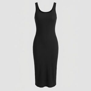 PINK Victoria's Secret Ribbed Shape Midi Dress